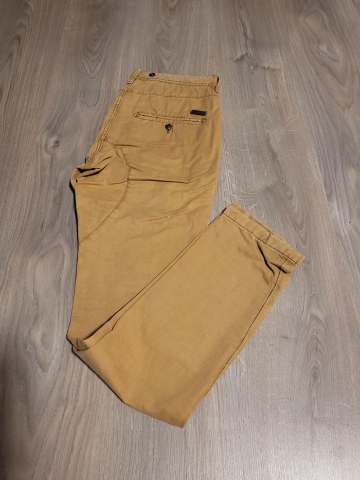 Magnifique pantalon moutarde homme bonobo taille 38 - photo numéro 2