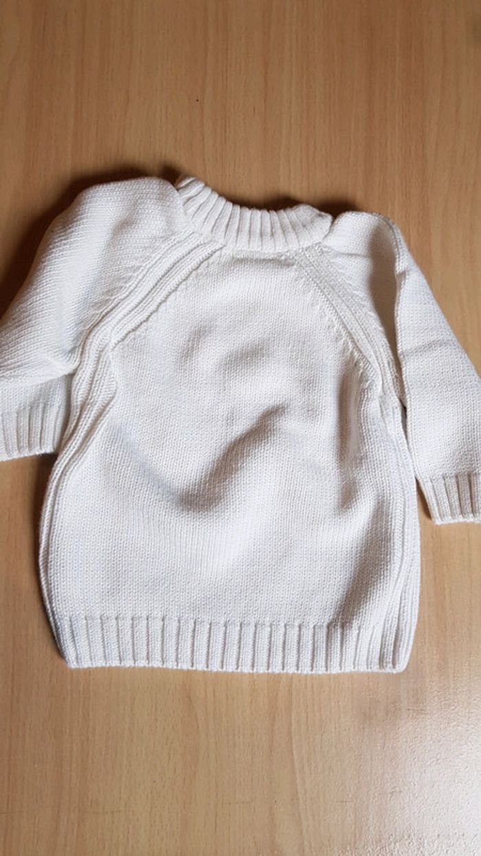 Pull blanc - photo numéro 2
