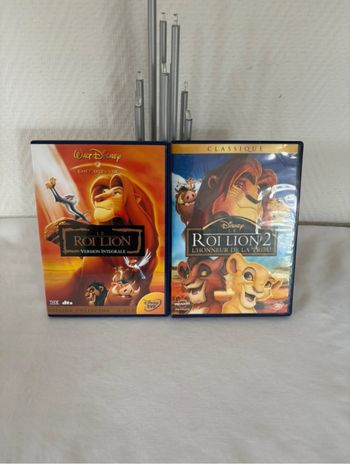 • Dvd Disney numéroté ~ Le roi lion (38) & Le roi lion 2 (49) •