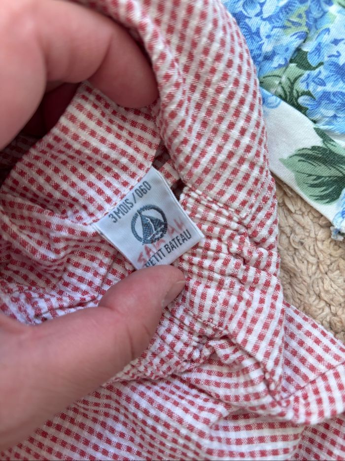 Lot de barboteuses vintages 3 et 6 mois - photo numéro 2