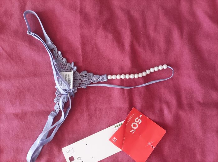 Neuf string minimaliste perle, taille S M L - photo numéro 2