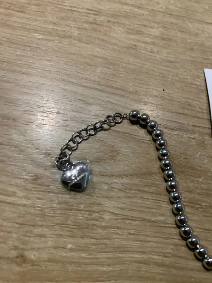 Bracelet argenté motif clef - Luca Barra - photo numéro 5