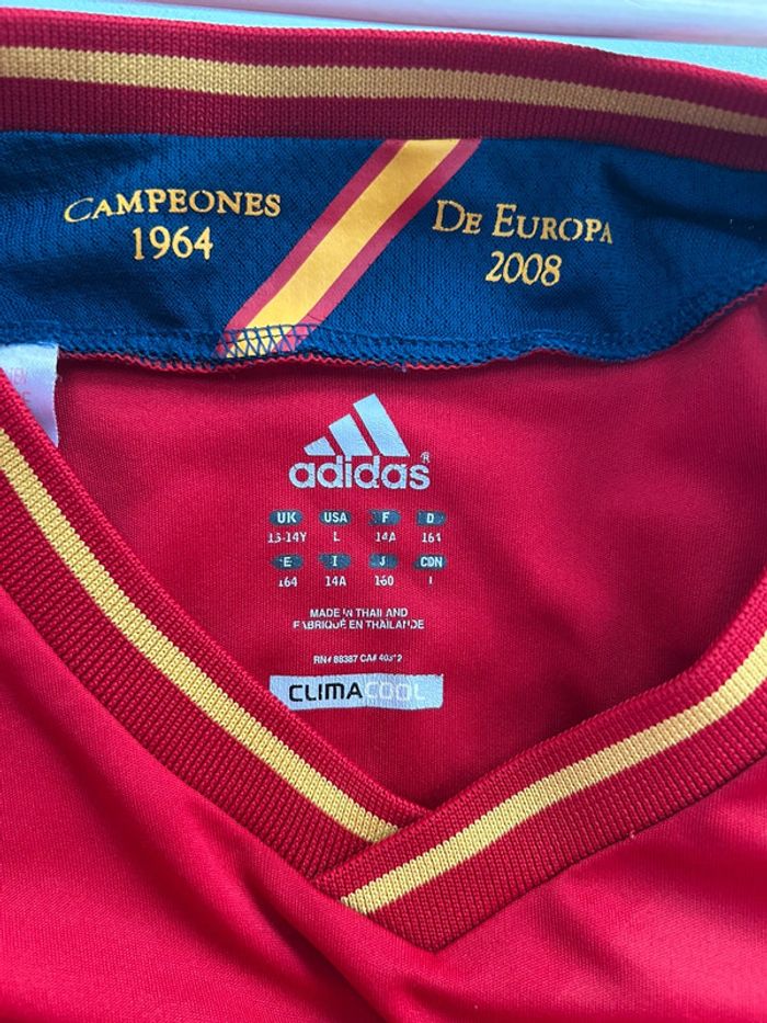 Maillot de foot#espagne#Silva 21# année 2011 - photo numéro 3
