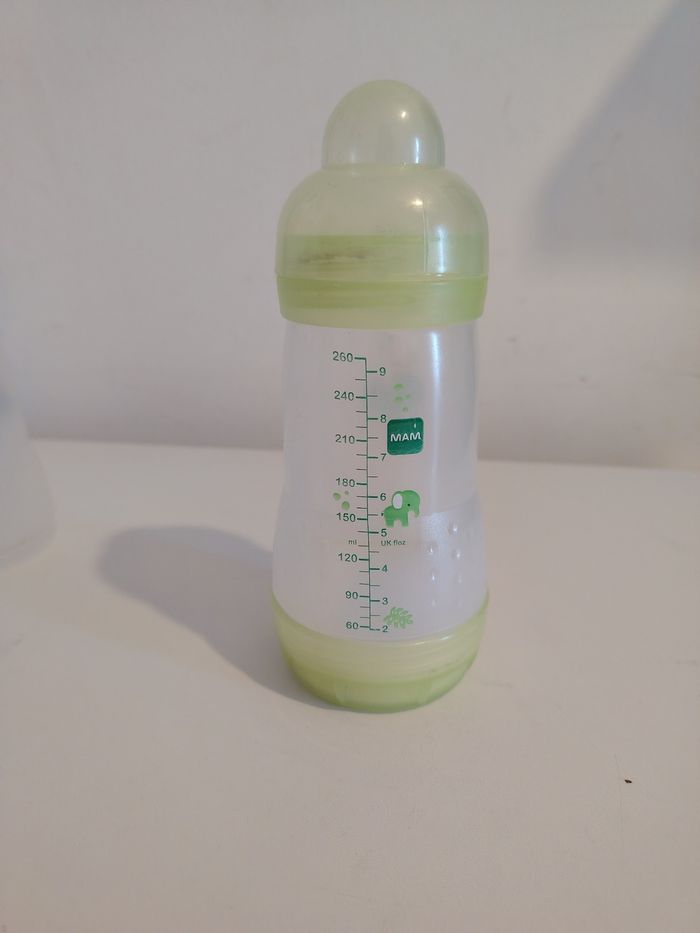 Lot de 3 biberons sans tétines 260 ml anti colique MAM - photo numéro 4
