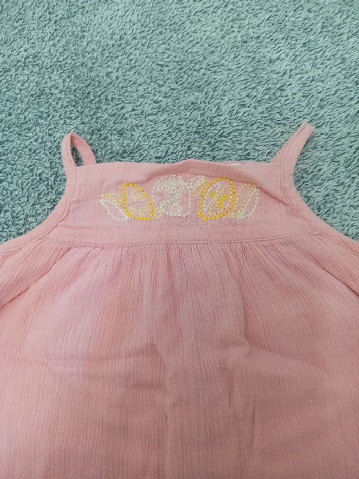 Robe 1 mois rose clair - photo numéro 2