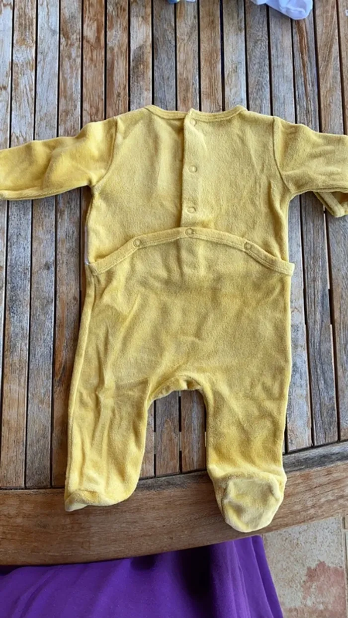Lot de 4 pyjamas en velours - 3 mois - photo numéro 19