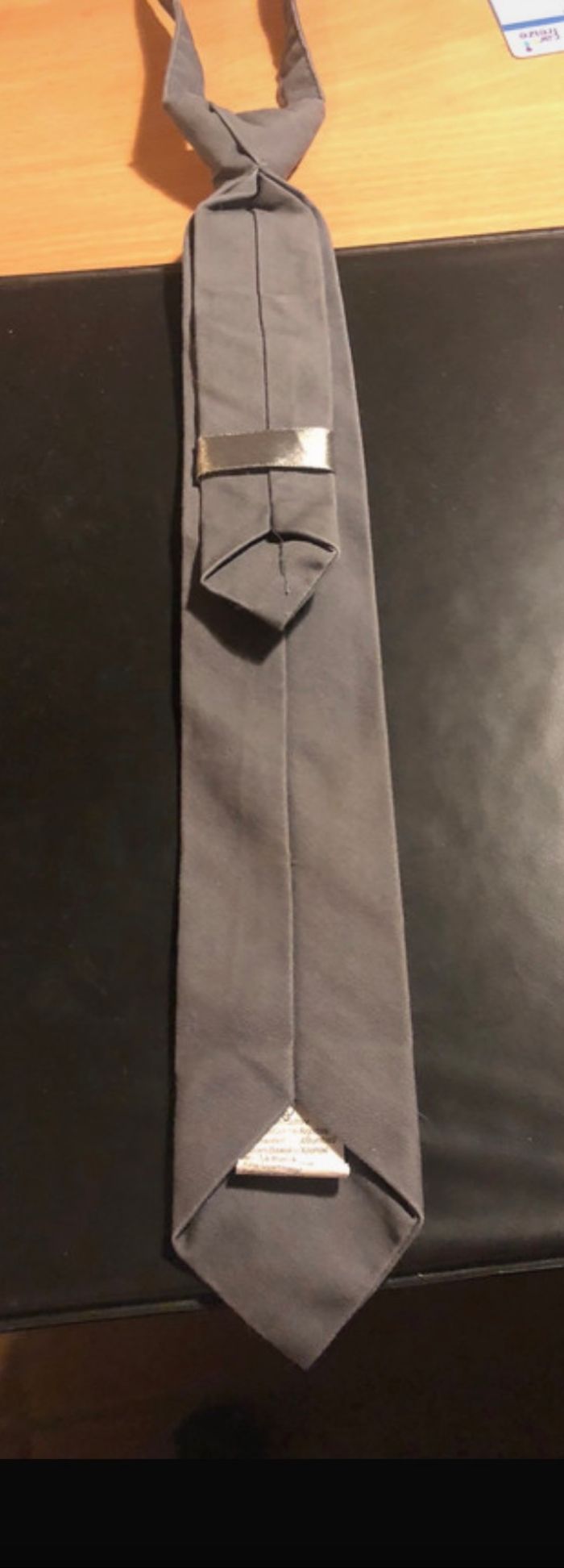 Cravate grise enfant - photo numéro 4