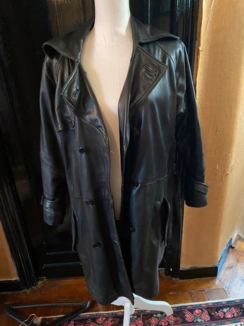 Trench cuir