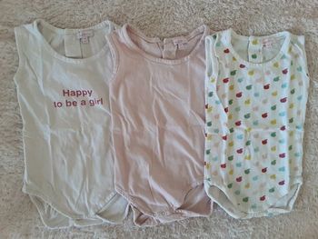 Lot 3 bodies 12 mois