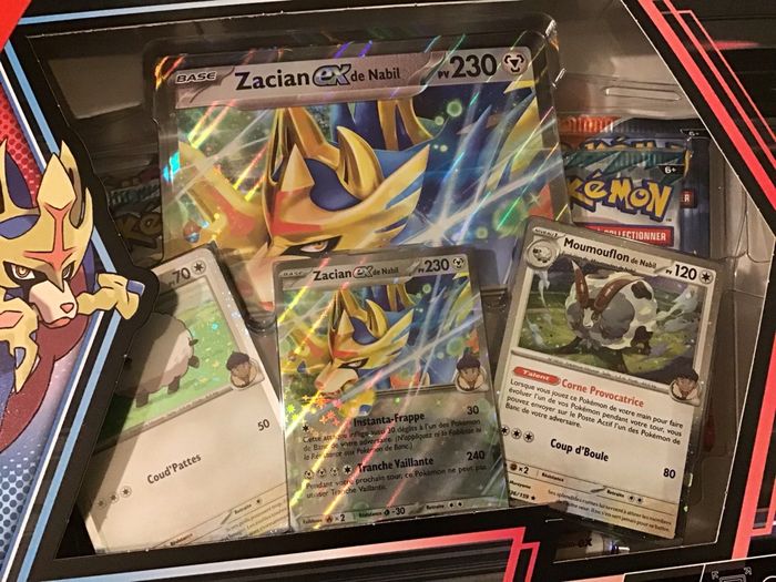 Lot coffrets cartes Pokémon ursaking ex zacian ex origine perdue étincelles déferlantes boosters - photo numéro 6