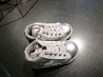 Basket paillettes argenté