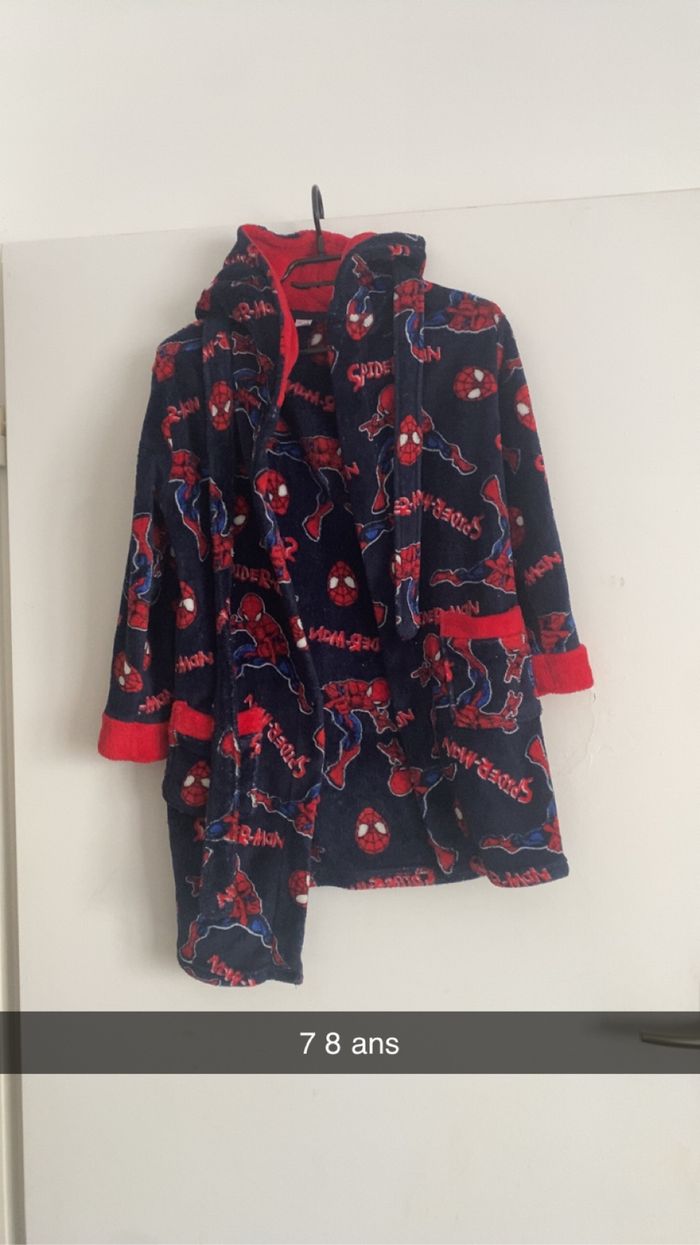 Peignoir 7 8 ans Spiderman