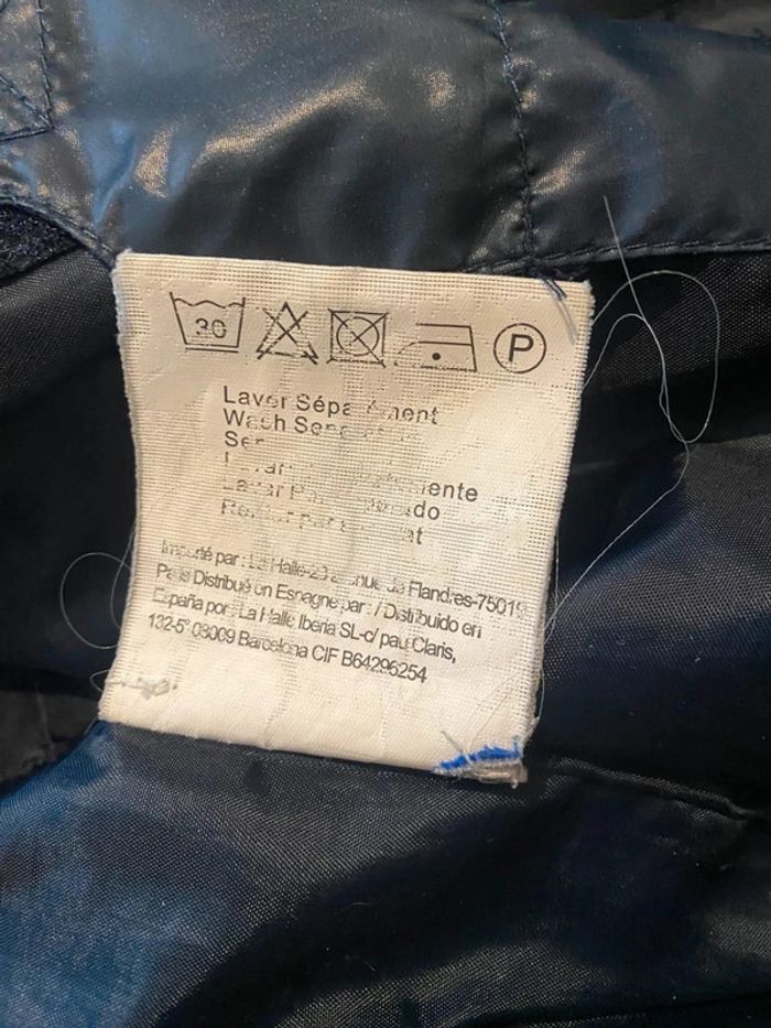 Doudoune courte bleu marine Cargo vintage taille M - photo numéro 7