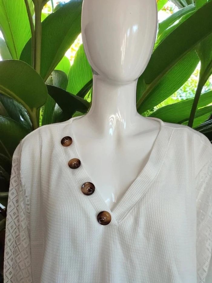Tunique Blouse blanche - photo numéro 3
