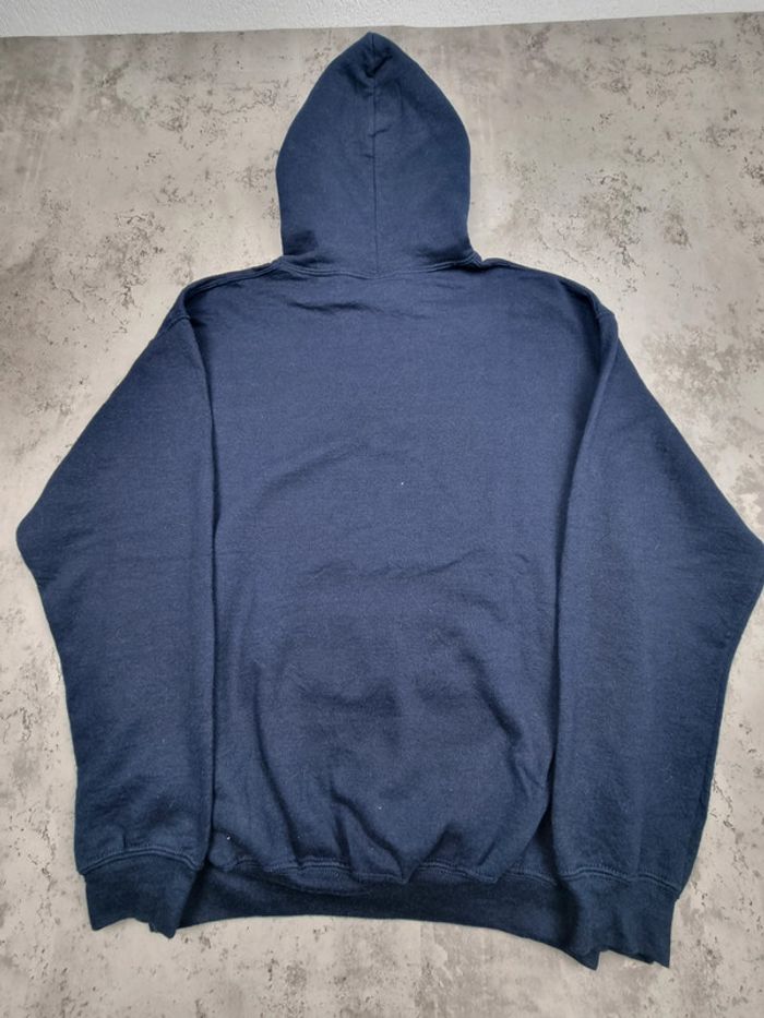 Pull à capuche universitaire Baker College bleu – Taille M Homme - photo numéro 6