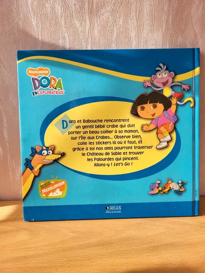 Livre enfant Dora et le bébé crabe Livre stickers - photo numéro 2