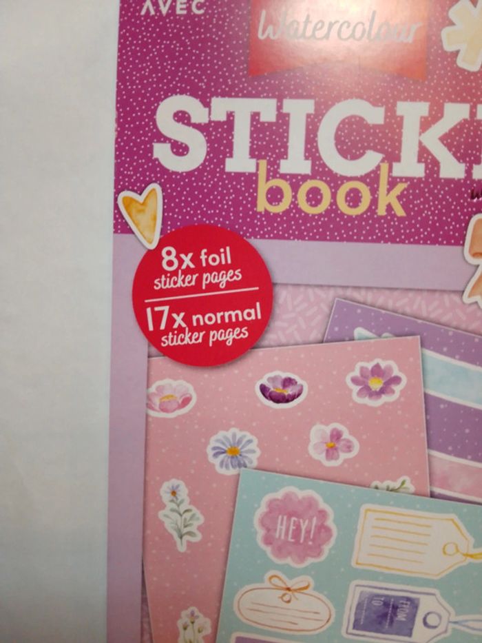 Sticker book élastique "Watercolour" - photo numéro 3