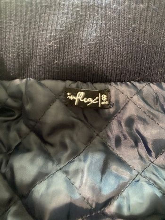 Manteau fermeture éclair et boutons bleu marine 8 ans - photo numéro 4