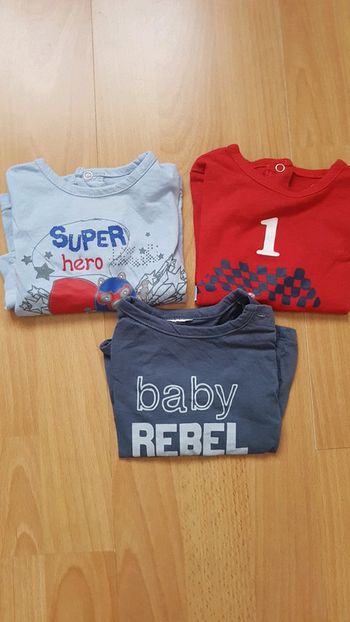 Lot tee shirts manches longues