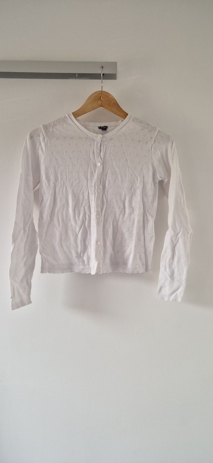 Gilet blanc kiabi taille 10ans - photo numéro 6