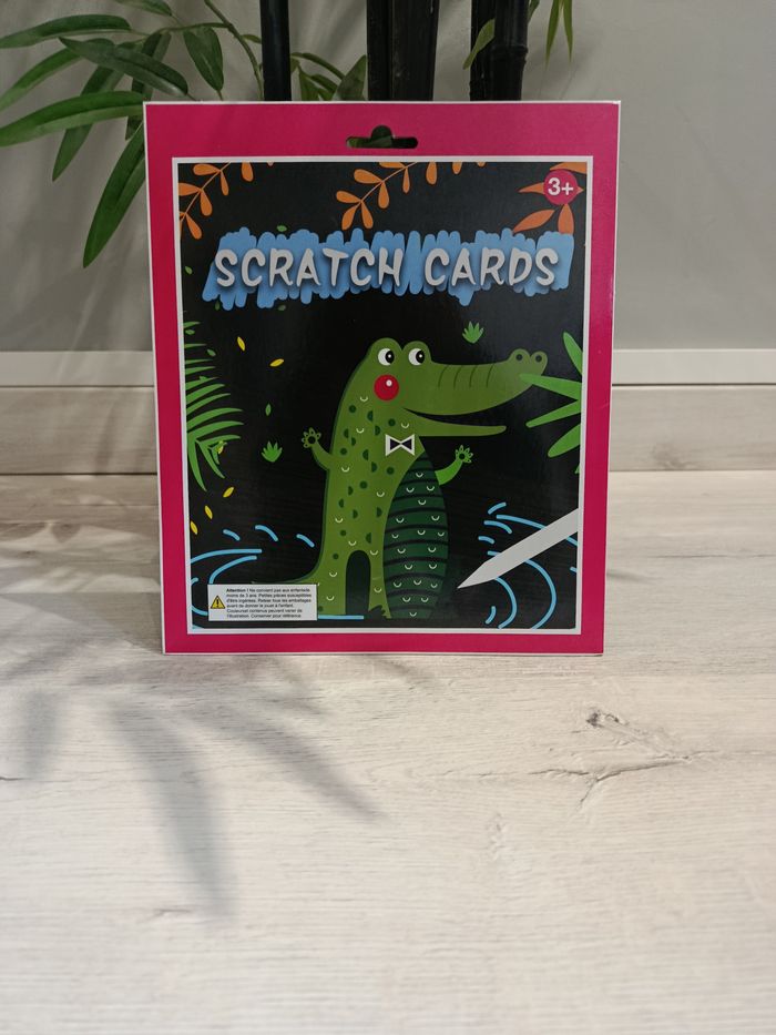 Cartes à gratter animaux de la jungle