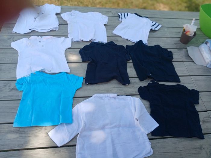 9 t-shirts manches courtes 3 mois - photo numéro 2