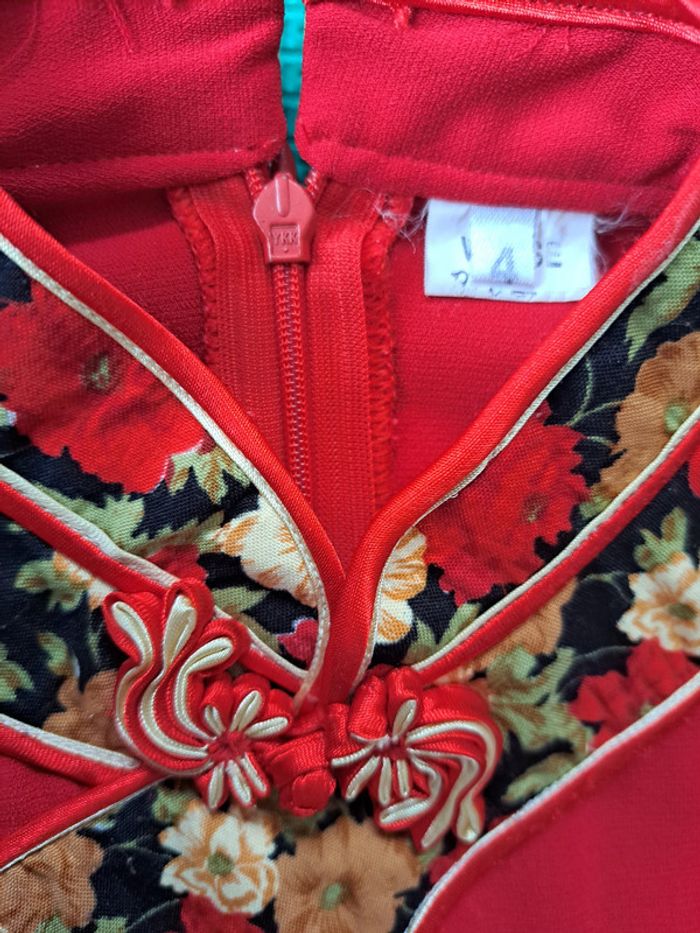 Robe déguisement style asiatique 4 ans - photo numéro 4