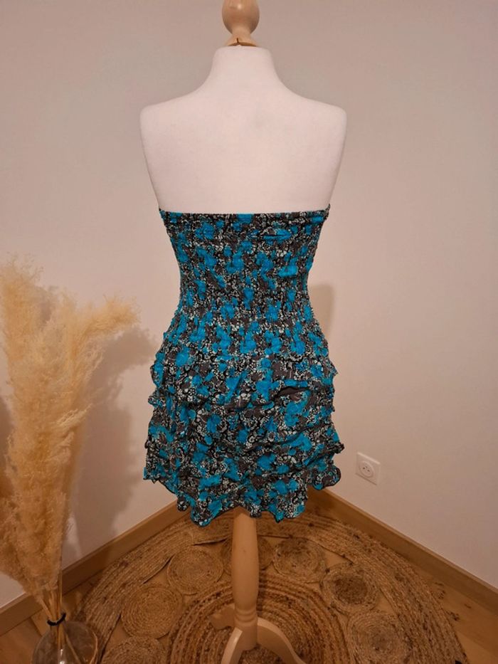 Mini robe bustier à motifs Blind Date taille XS 34 - photo numéro 5