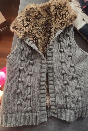 Gilet sans manches fille