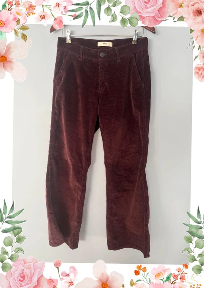 Pantalon velours femme violet foncé - Brax 💜 - photo numéro 6