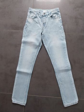 Jean skinny bleu clair fille 12 ans