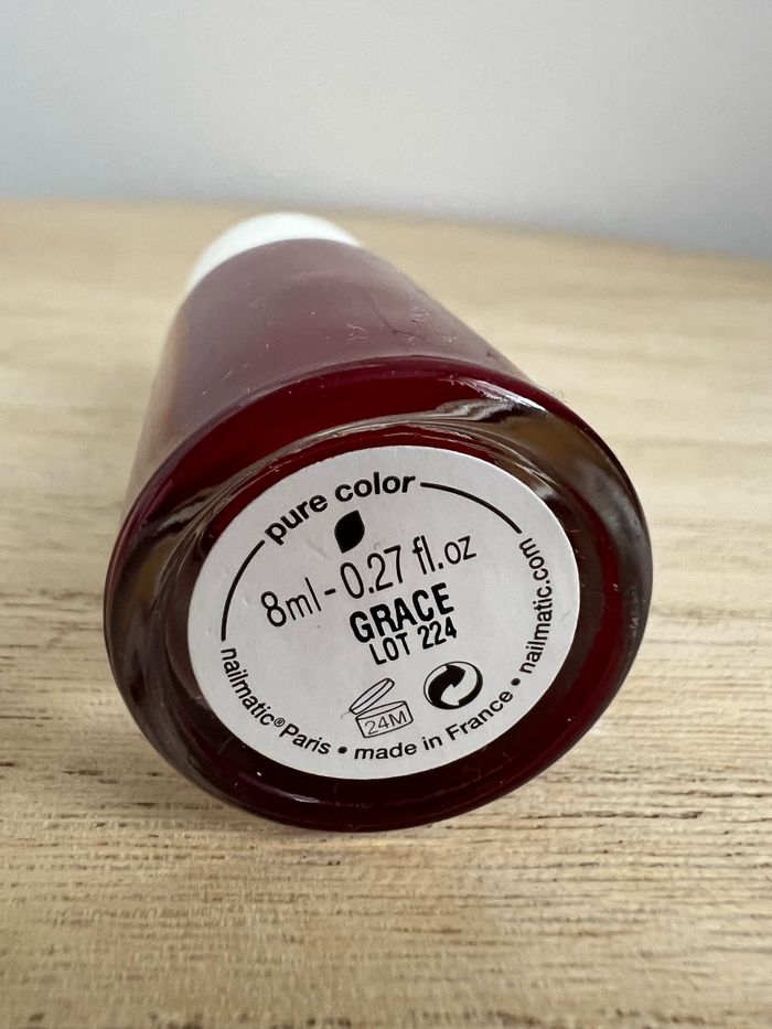 Vernis à ongles VEGAN nailmatic paris Grâce - photo numéro 2