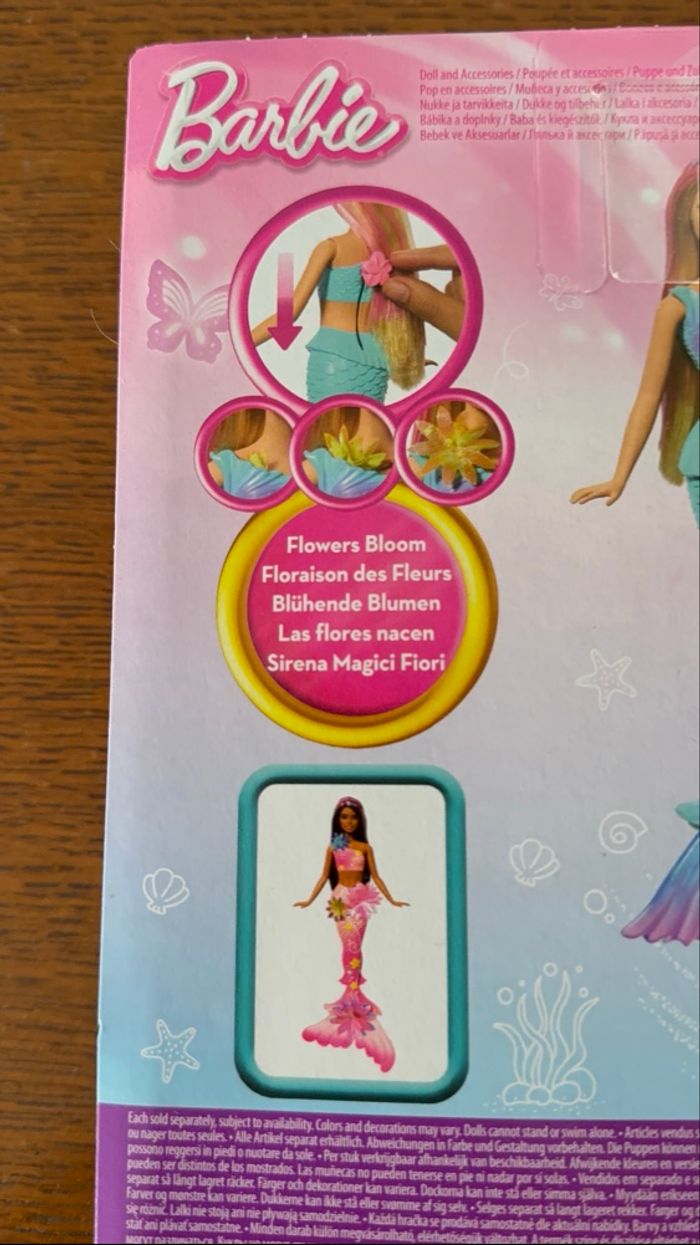Barbie sirène fleur magique - photo numéro 5