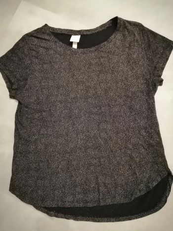 T Shirt noir et blanc Taille M H£M