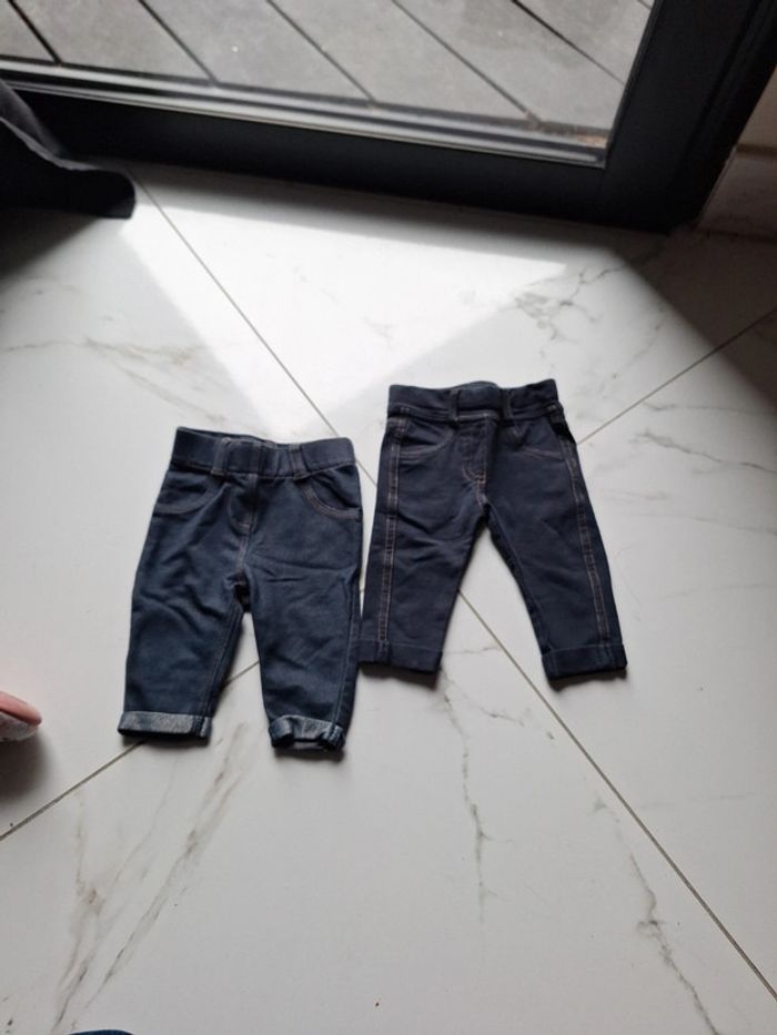 Lot 2 jeans 3 mois