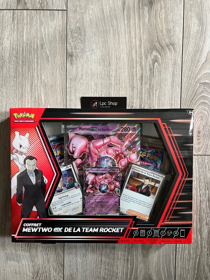 POKÉMON COFFRET - MEWTWO EX DE LA TEAM ROCKET - EV10 - NEUF & SCELLE - FR