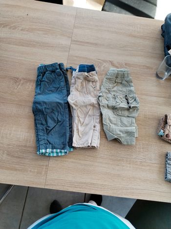 Pantalon toile 12 mois