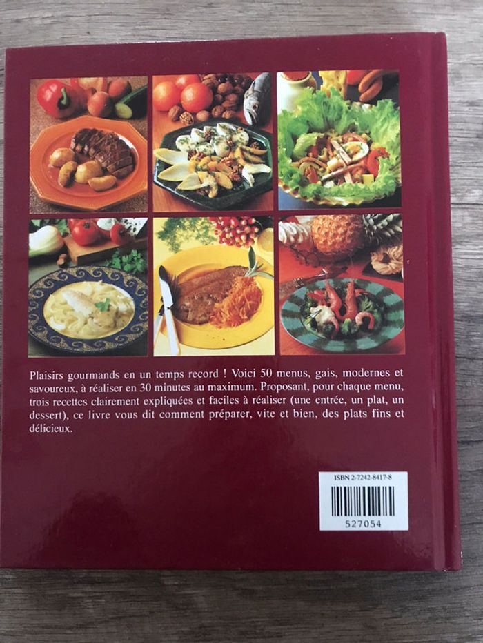 Livre 50 menus en 30 minutes - photo numéro 2