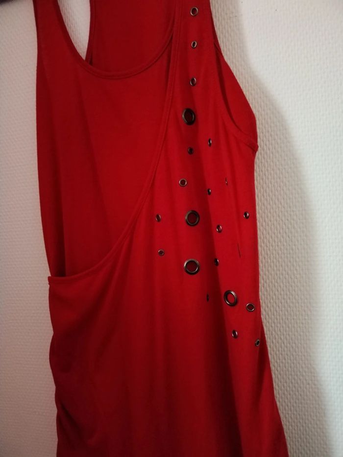 Tunique rouge taille M - photo numéro 4