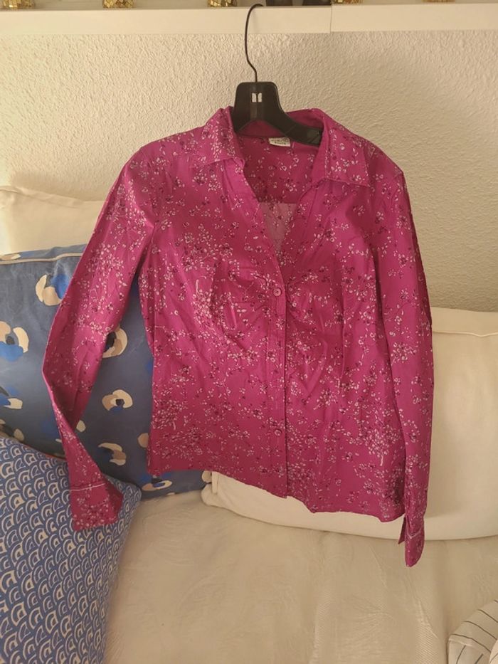 Chemise esprit violine