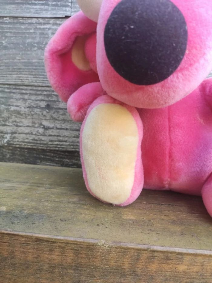 Grande peluche souris rat rose - photo numéro 3