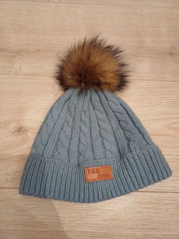 Bonnet pompon 3ans