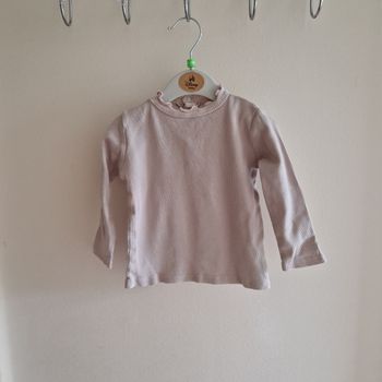 18 mois haut manches longues rose clair