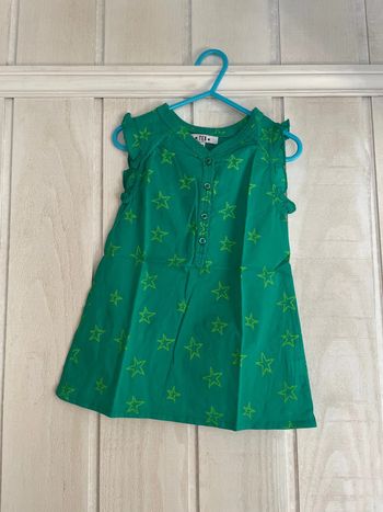 Robe légère verte étoiles - Tex - 4/5ans