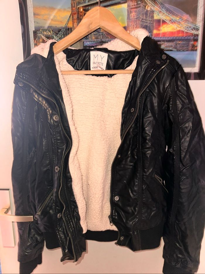 Veste simili cuir - photo numéro 2