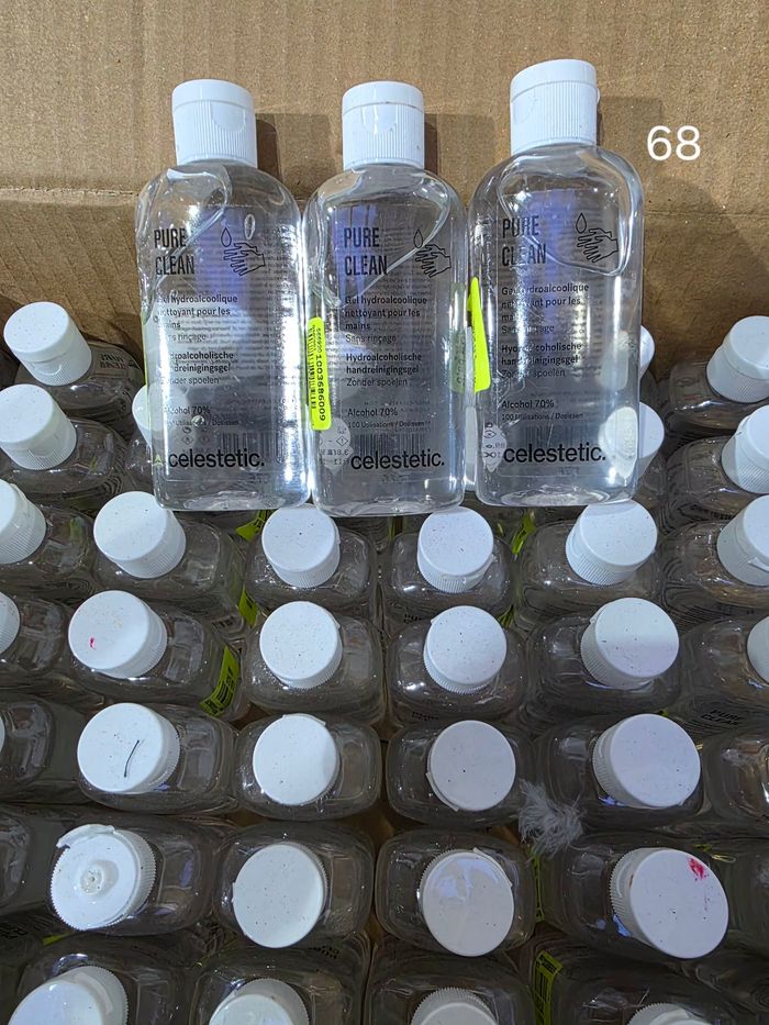 Lot de 68 Gels Hydroalcooliques Pure Clean – 110 ml – Neuf - photo numéro 2