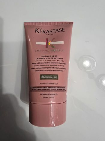 Masque vert chroma neutralisant Kérastase 150 ml neuf