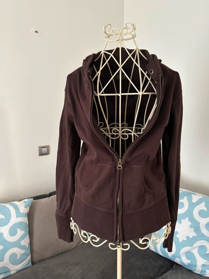 Gilet à capuches vintage ETAM Marron - photo numéro 6