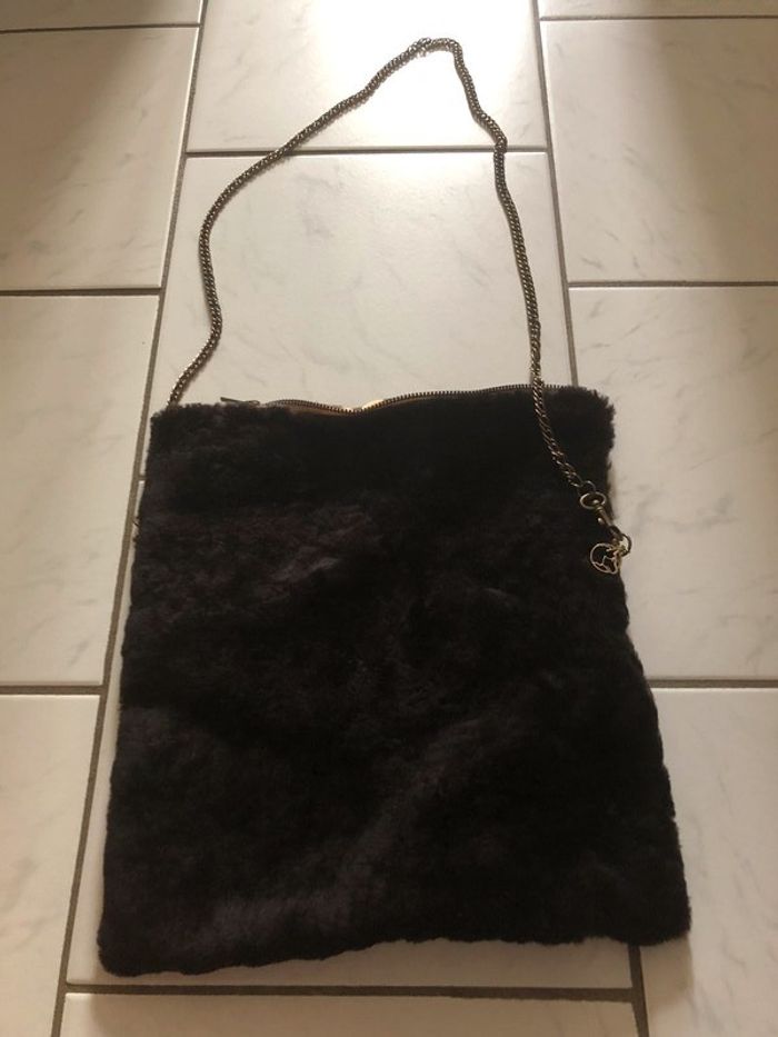 Sac à main bi-matière - photo numéro 3