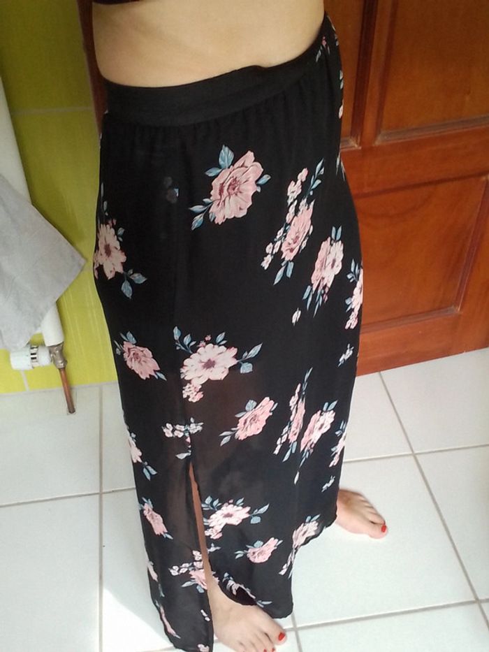 Jupe longue femme à fleurs 🌸 H&M - photo numéro 5